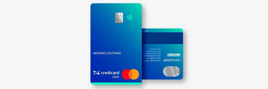 Cartão sem anuidade Credicard Zero