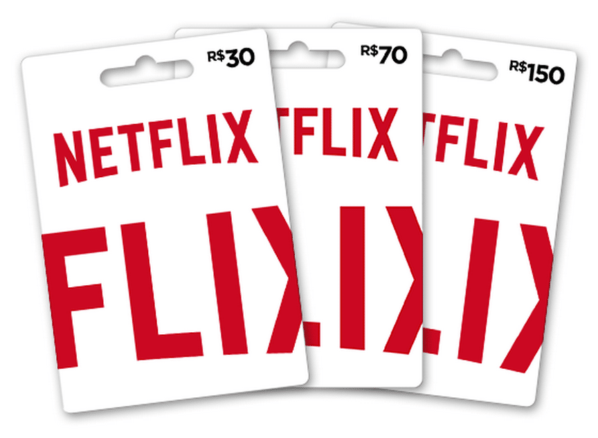 Gift card netflix preços